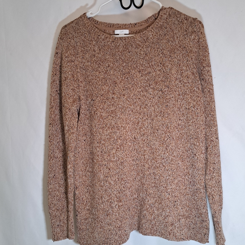 J. Jill Women's Brown Crew Neck Sweater Size Medium #43